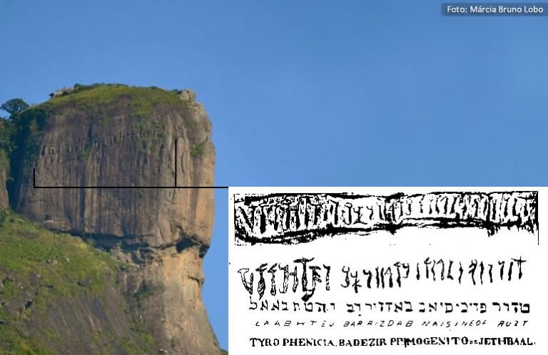 Inscrição Fenícia na Pedra da Gávea - Parque Nacional da Tijuca - RJ
