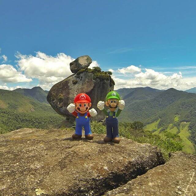 Mario e Luigi no Peito do Pombo - Sana - RJ