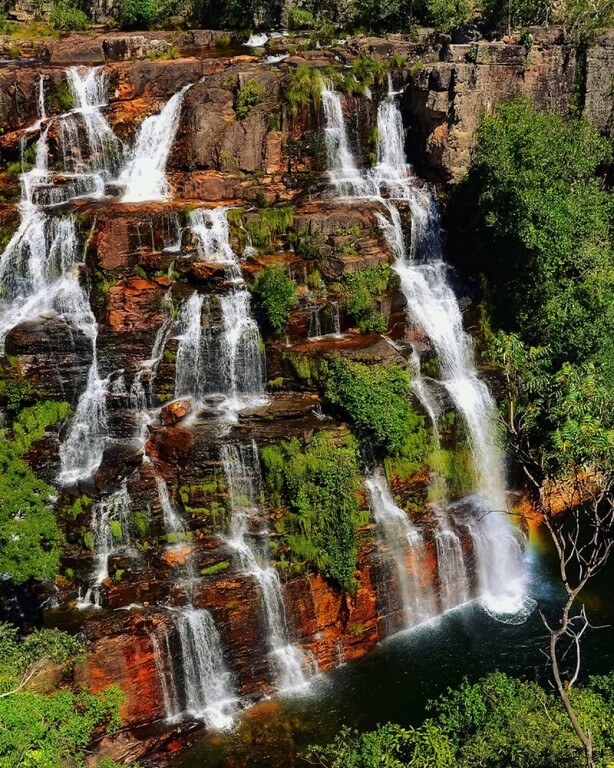 A imagem contém: Cachoeira Almécegas, Chapada dos Veadeiros, Goiás
