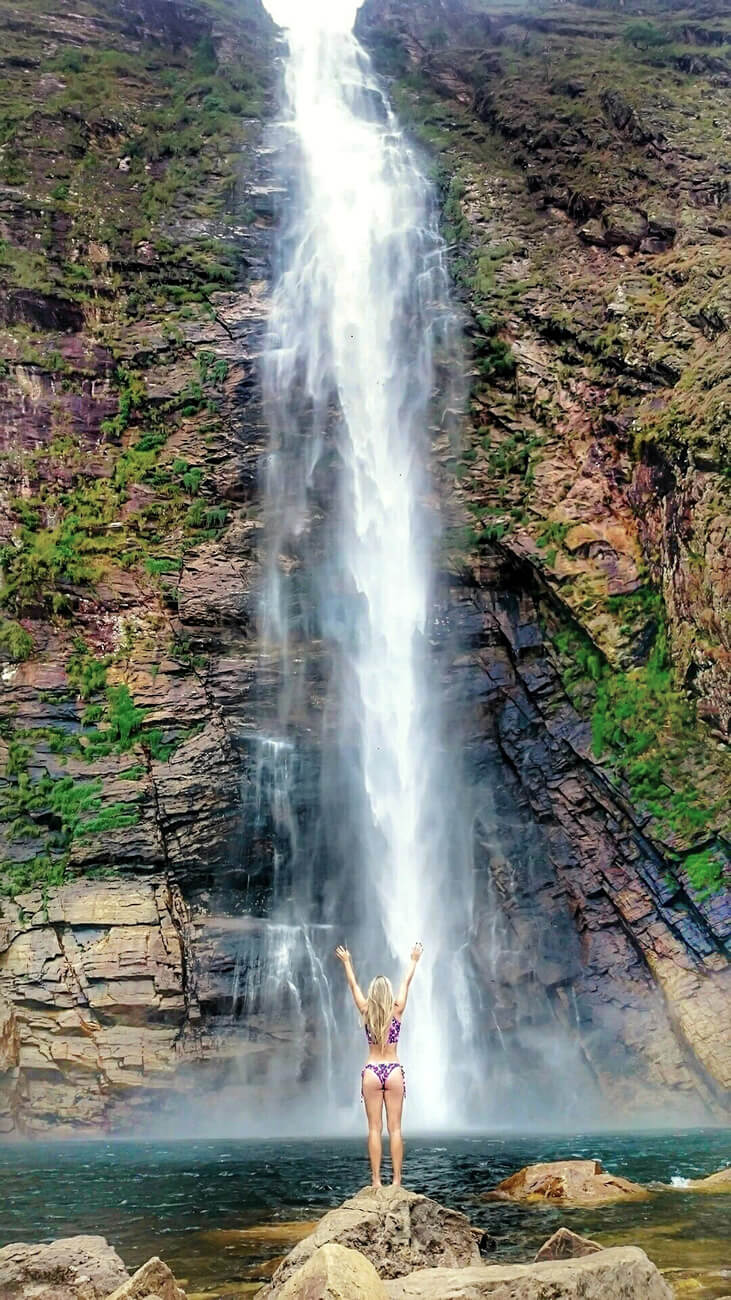 A imagem contém: Cachoeira Casca D′Anta, Serra da Canastra, São Roque de Minas , Minas Gerais