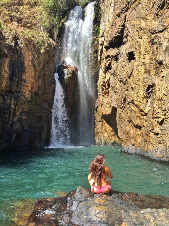A imagem contém: Cachoeira do Encontro, Chapada dos Veadeiros, Goiás