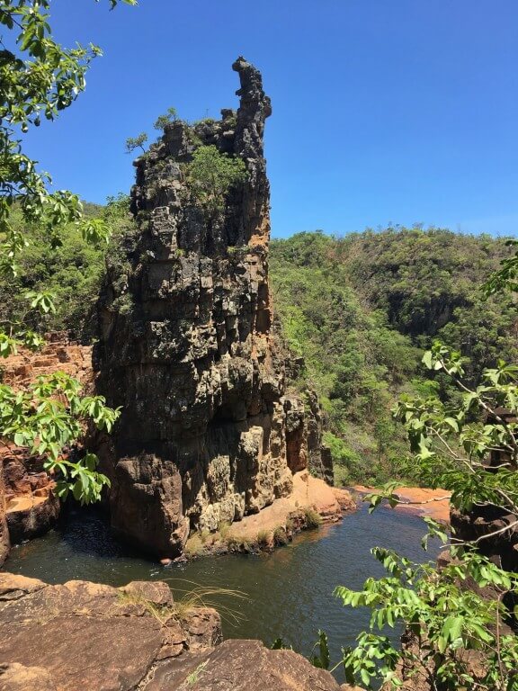 A imagem contém: Cachoeira do Macacão, Chapada dos Veadeiros, Goiás