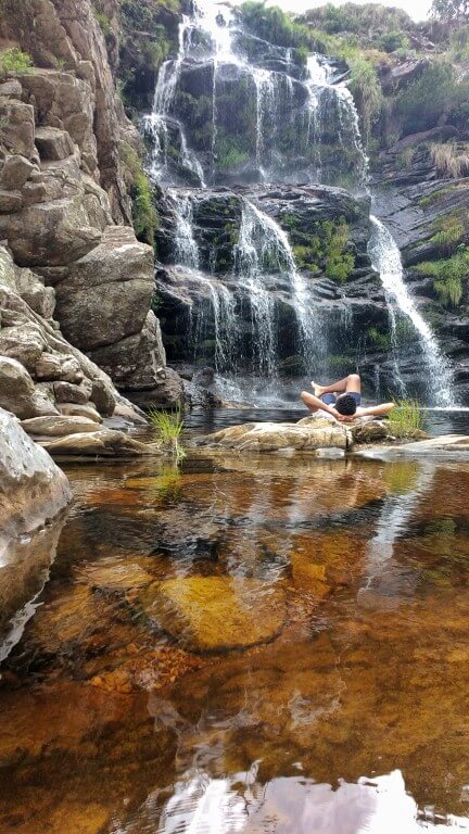A imagem contém: Cachoeira do Tombador, Serra do Cipó, Minas Gerais