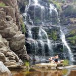 Relaxando na Cachoeira do Tombador, Parque Nacional da Serra do Cipó - MG