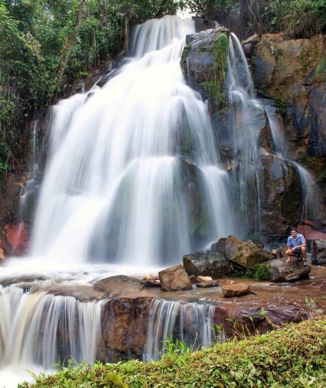 A imagem contém: Cachoeira da Casca II, Trilha Histórica Rio da Casca, Chapada dos Guimarães, Mato Grosso