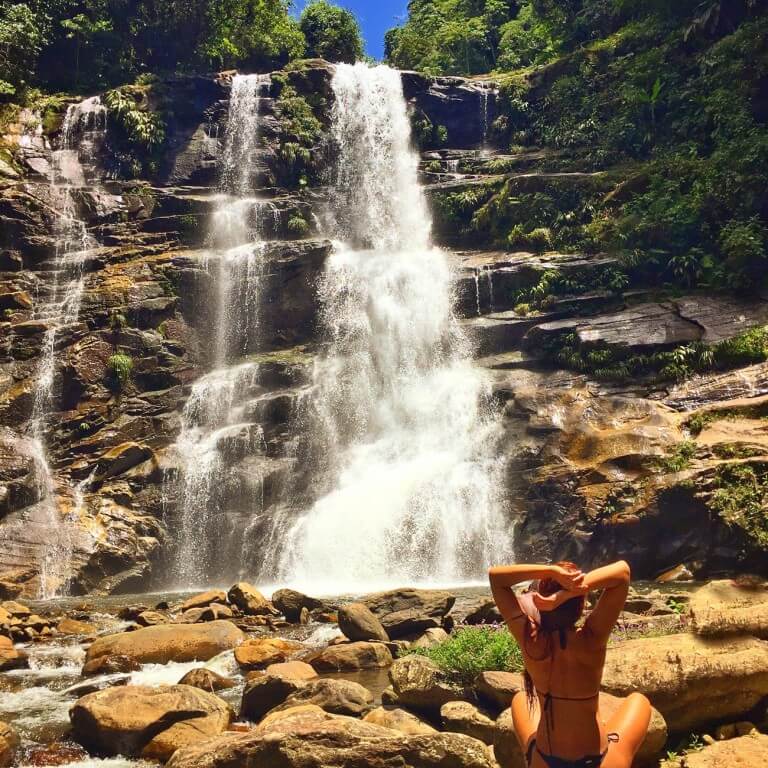 A imagem contém: Cachoeira da Melancia, Serra da Bocaina, Paraty, Rio de Janeiro