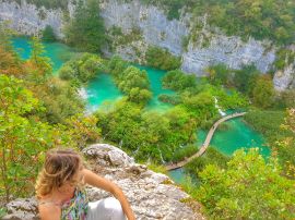 Capa do Plitvice Lakes, Parque Nacional dos Lagos de Plitvice, Croácia