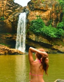 Fotos de trilhas e cachoeiras em Goiás