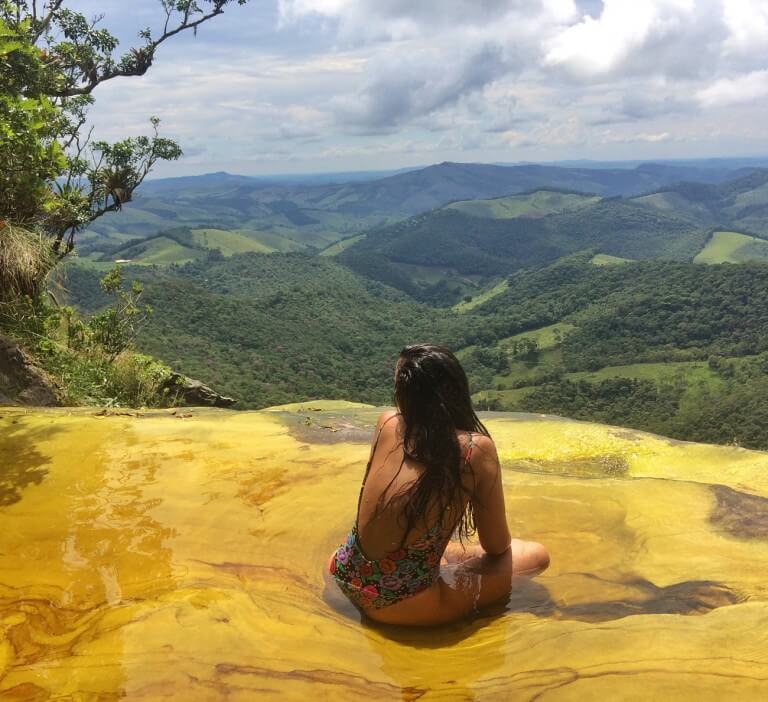 A imagem contém: Janela do Céu, Parque Estadual do Ibitipoca, Minas Gerais
