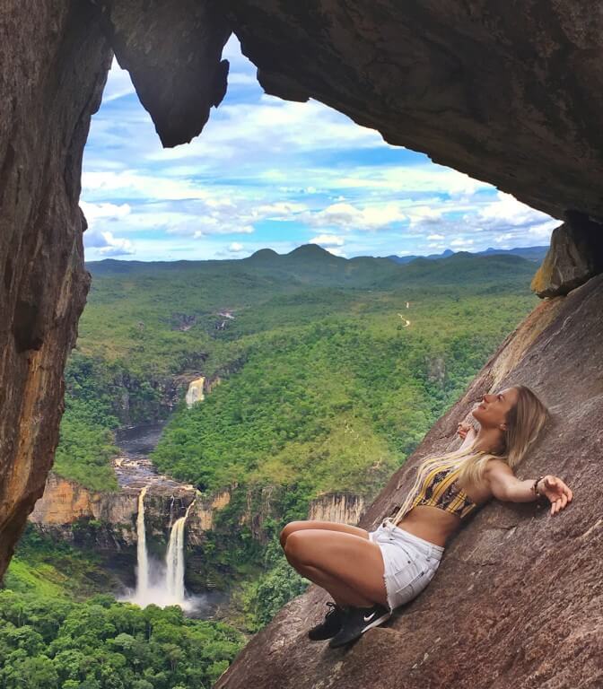 A imagem contém: Mirante da Janela, Parque Nacional da Chapada dos Veadeiros, Goiás