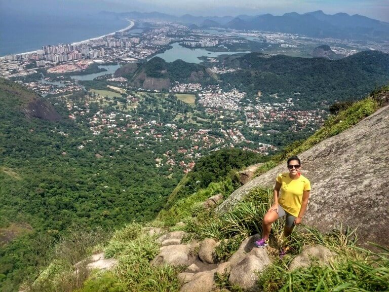 A imagem contém: Pedra Bonita, Parque Nacional da Tijuca, Rio de Janeiro, Barra da Tijuca