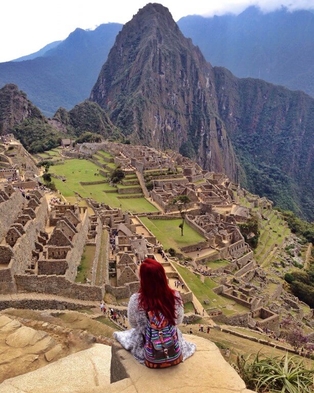 A imagem contém: Trilha Inca, Machu Picchu, Peru