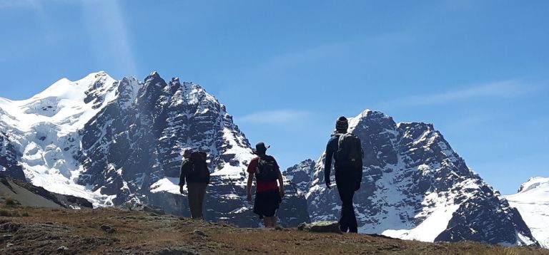 A imagem contém: Pico Austria, La Paz, Bolívia