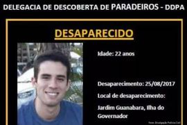 Estudante da UFRJ desaparecido é encontrado morto na Pedra Bonita