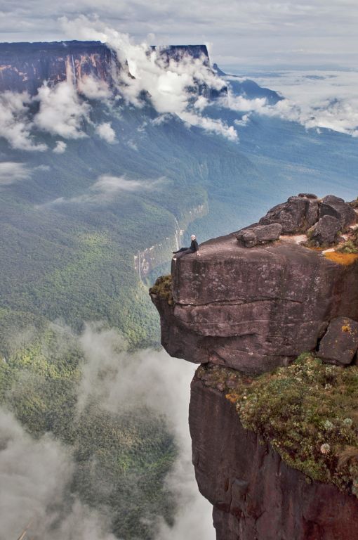 A imagem contém: Monte Roraima, Parque Nacional Canaima