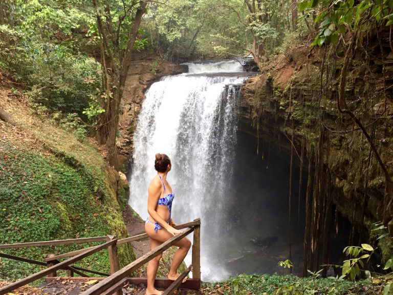 A imagem contém: Cachoeira do Funil, Mambaí, GO
