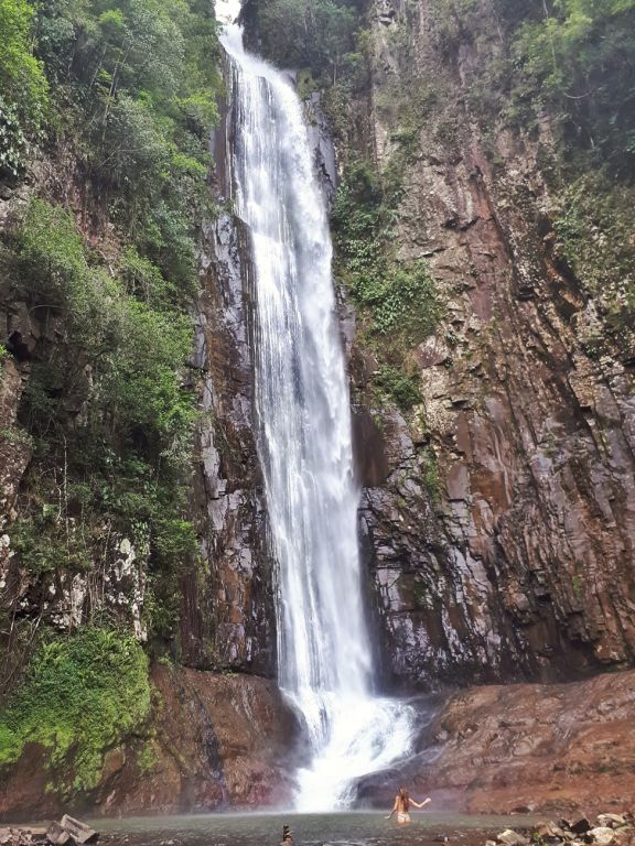 A imagem contém: Cachoeira do Bizungo, Morro Grande, Santa Catarina