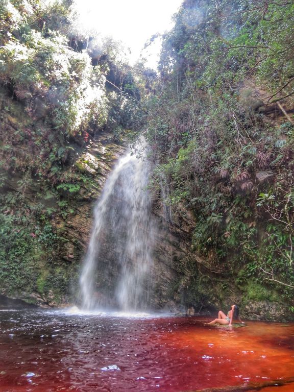 A imagem contém: Cachoeira Vermelha, Serra do Funil - MG