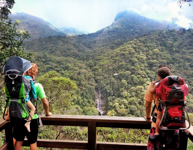 A imagem contém: Mirante da Cascatinha, Parque Nacional da Tijuca - RJ