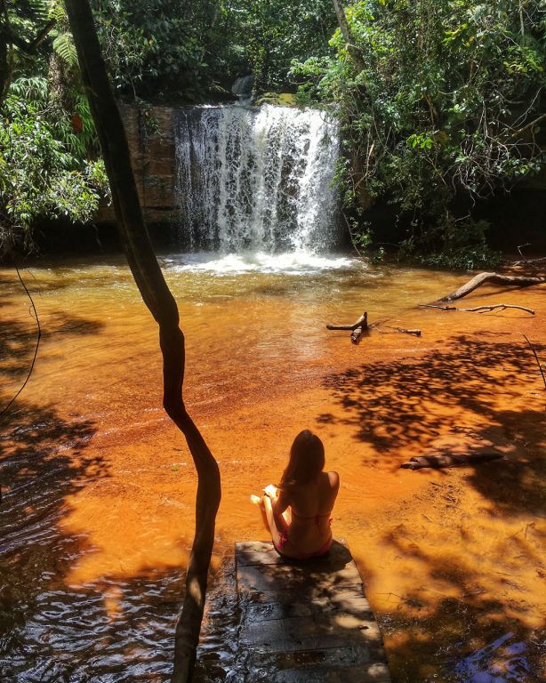 A imagem contém: Cachoeira dos Namorados, Chapada dos Guimarães