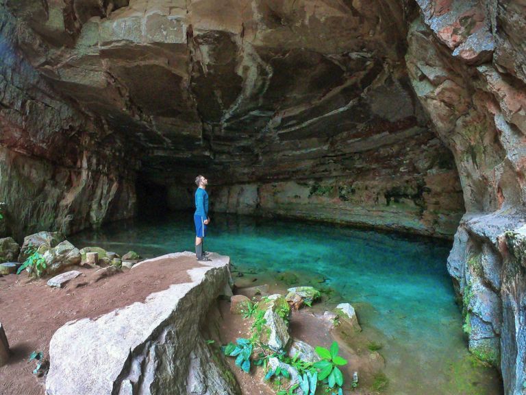 A imagem contém: Caverna Aroe Jari, Chapada dos Guimarães - MT
