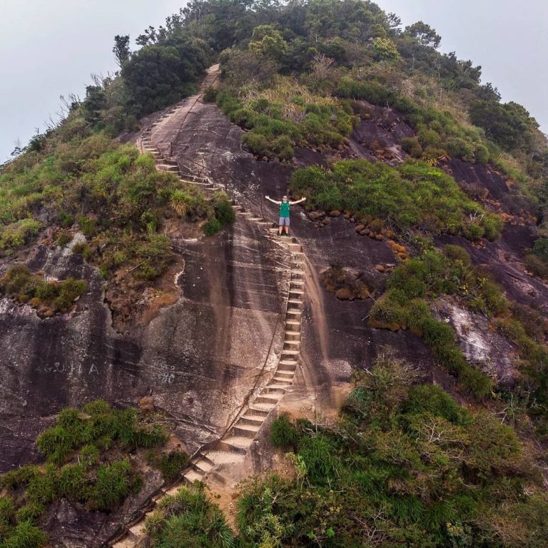 A imagem contém: Escadaria do Pico da Tijuca, RJ