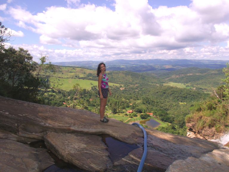 A imagem contém: Topo da Cachoeira Alta, Ipoema, Minas Gerais