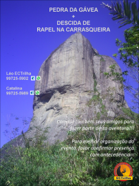 Capa do Pedra da Gávea + Rapel na Carrasqueira