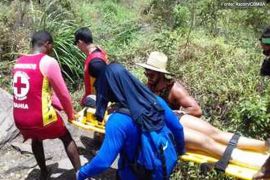 Bombeiros Militares resgatam Mulher que se feriu em trilha na Chapada Diamantina
