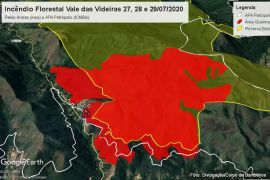 Incêndio é extinto e devasta 17% da reserva biológica de Araras, na Serra dos Órgãos