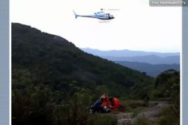 Turista é resgatado de helicóptero após passar mal durante trilha em Monte Verde, MG