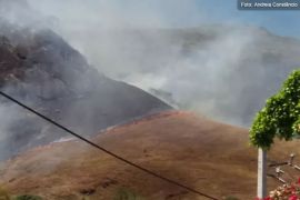 Fogo atinge zona de amortecimento do Parque Nacional da Serra dos Órgãos