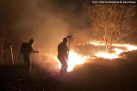 Fogo já queimou cerca de 5 mil hectares de área de proteção em Chapada dos Guimarães